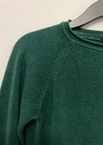 Kadın Yeşil Uzun Kollu Basic Kazak - Görsel 2