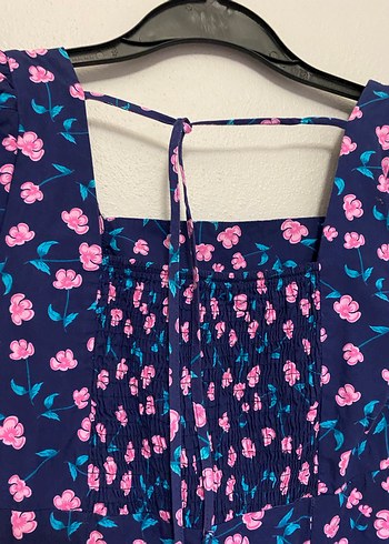 Bohem Kısa Kollu Midi Elbise - Görsel 4