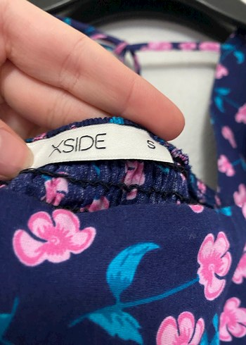 Bohem Kısa Kollu Midi Elbise - Görsel 2