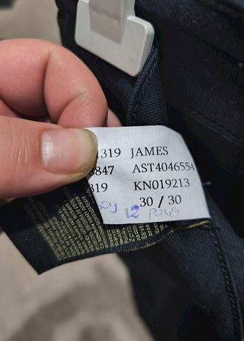 Siyah Kemerli Erkek Kot Pantolon - Görsel 4