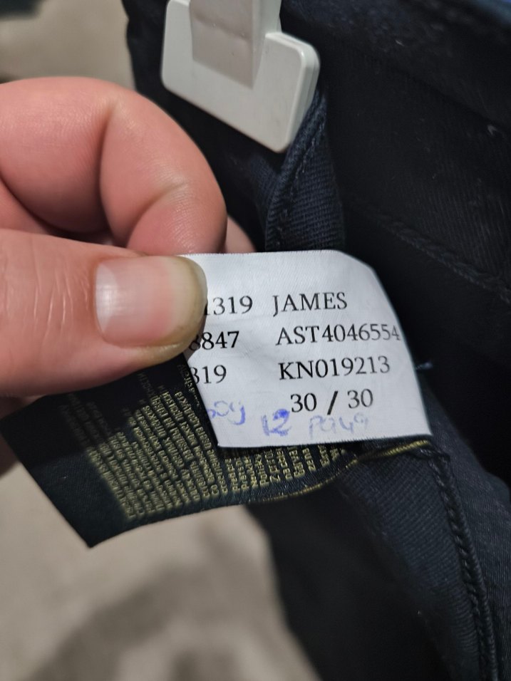 Siyah Kemerli Erkek Kot Pantolon - Görsel 4