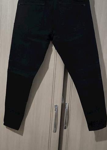 Siyah Kemerli mavi James skinny pantolon - Görsel 2