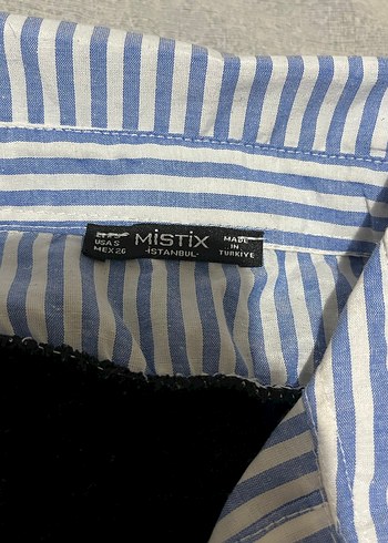 Siyah Kısa Kollu Kadın Gömlek - Görsel 2