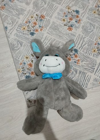 Gri Peluş Oyuncak Eşek - Görsel 3
