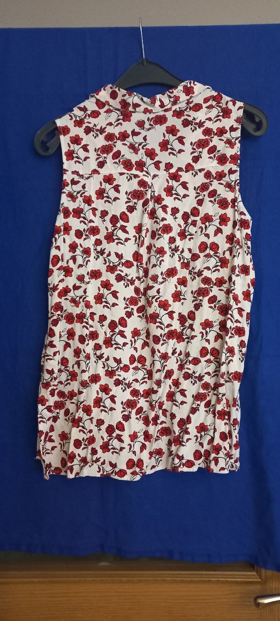 Çiçek desenli japone kollu gömlek - Görsel 2