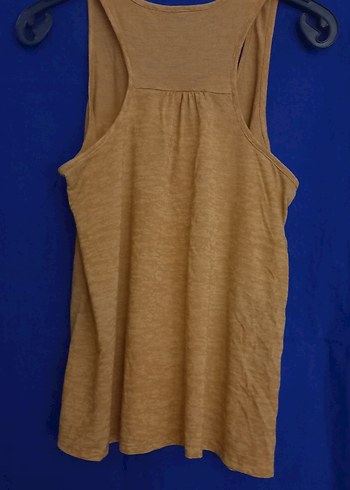 Sarı Penye Salaş Askısız Kadın Atlet - Görsel 2