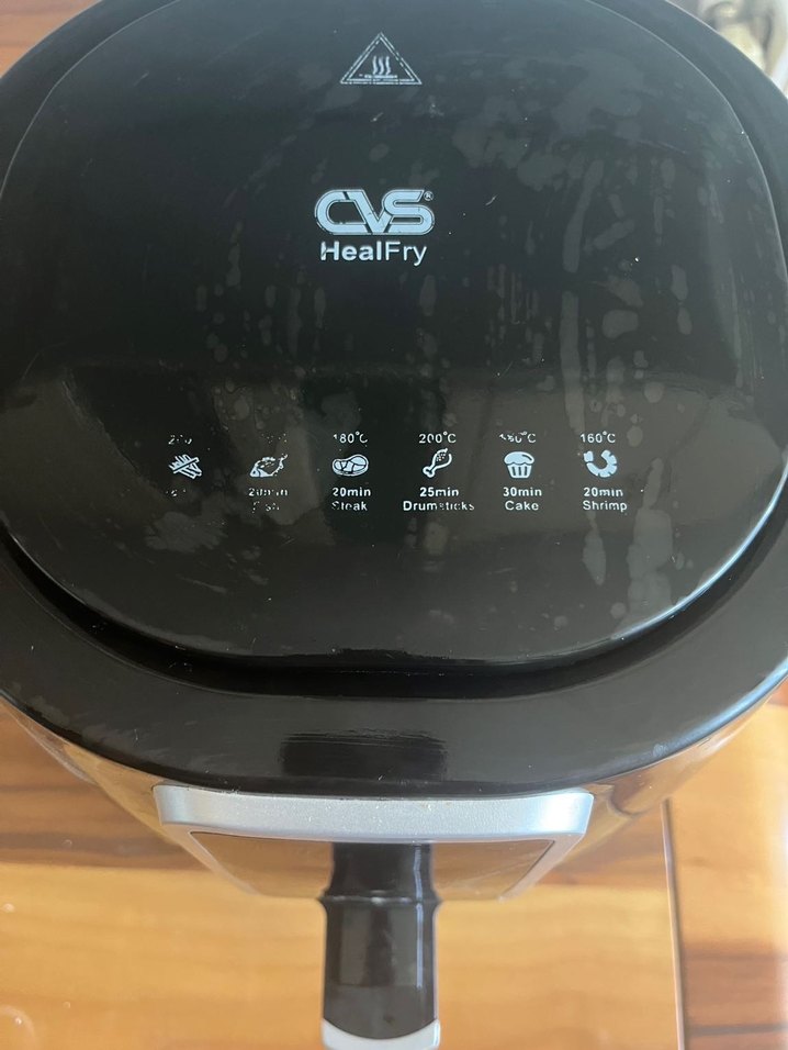 Dijital Ekranlı Siyah Hava Fritözü Airfry - Görsel 3