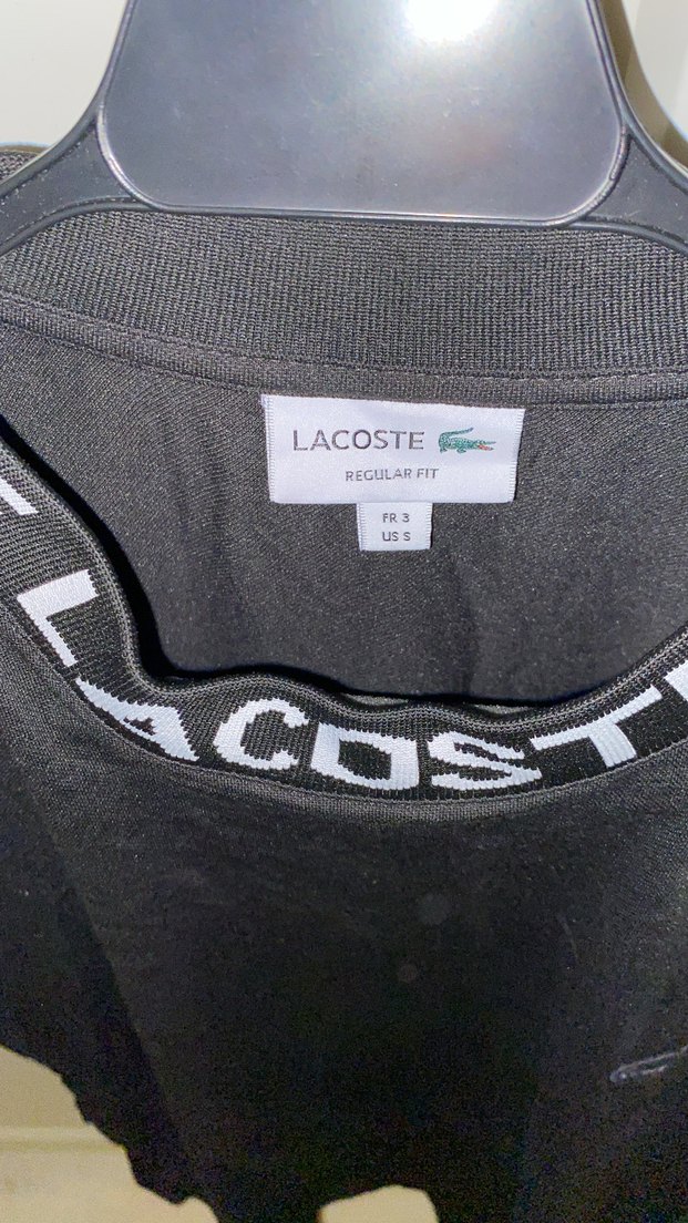 Lacoste Siyah Kısa Kollu Erkek Tişört - Görsel 2