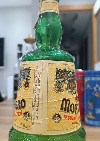 Renkli Vintage Amaro Montenegro Erkek Kolonyası - Görsel 5