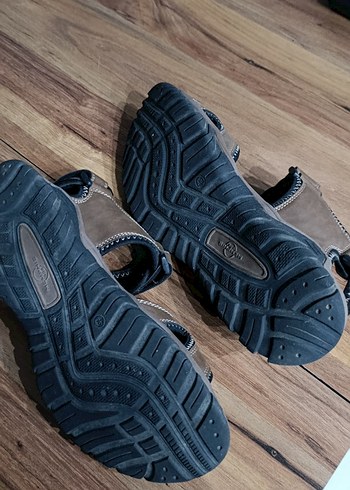 Erkek Süet Kemerli Kahverengi Sandalet - Görsel 4