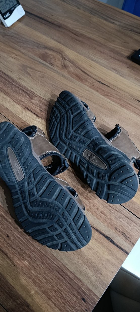 Erkek Süet Kemerli Kahverengi Sandalet - Görsel 4