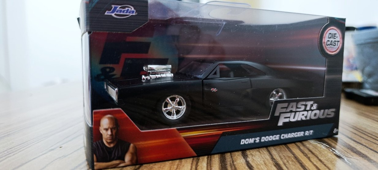 Siyah DOM'S DODG Oyuncak Araba - Görsel 3