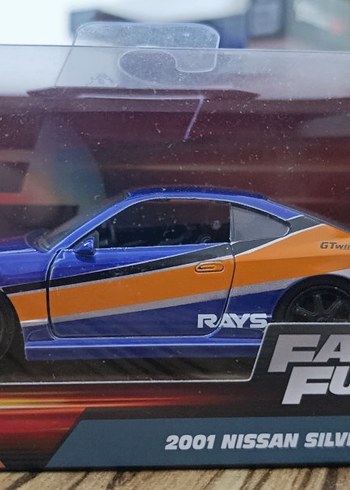 Mavi ve Turuncu Detaylı Oyuncak Araba - Görsel 3