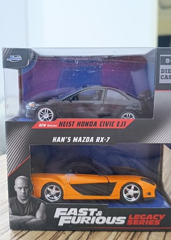 Fast & Furious Siyah Oyuncak Araba Seti - Görsel 2