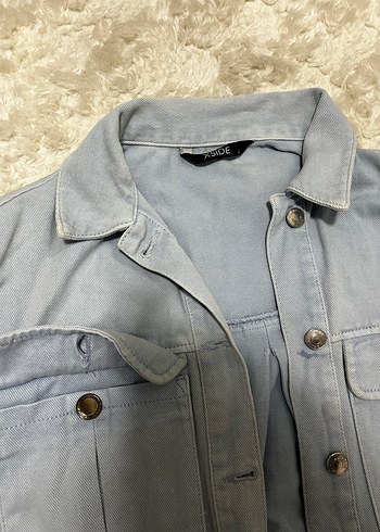 Mavi Kadın Denim Ceket Düğmeli - Görsel 4