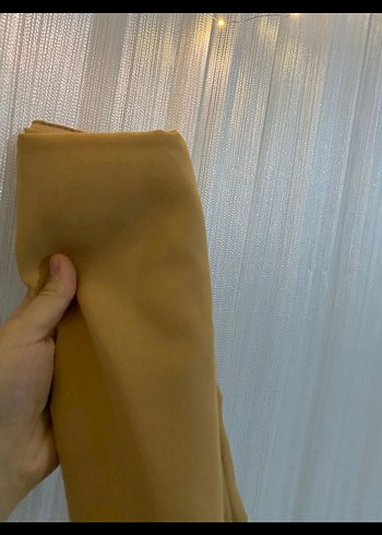 Bej Kadın Drapeli Şal - Görsel 2