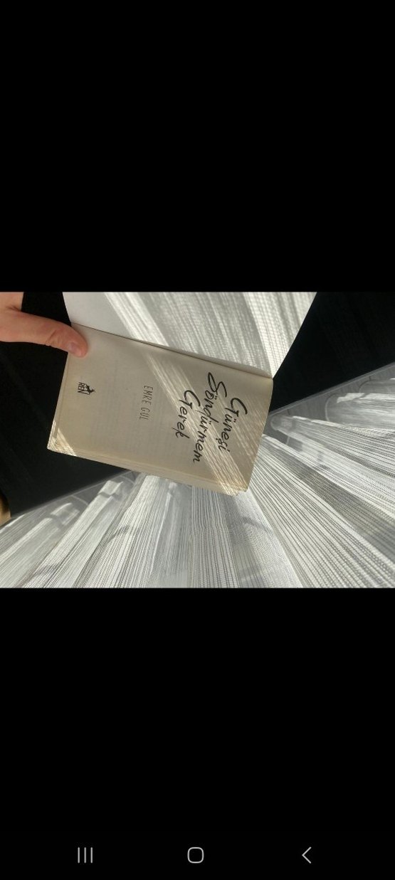 Güneşi Söndürmem Gerek - Emre Gül - Görsel 2