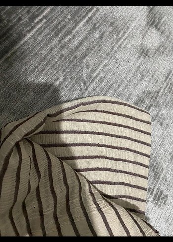 Bej Zebra Desenli şal - Görsel 3