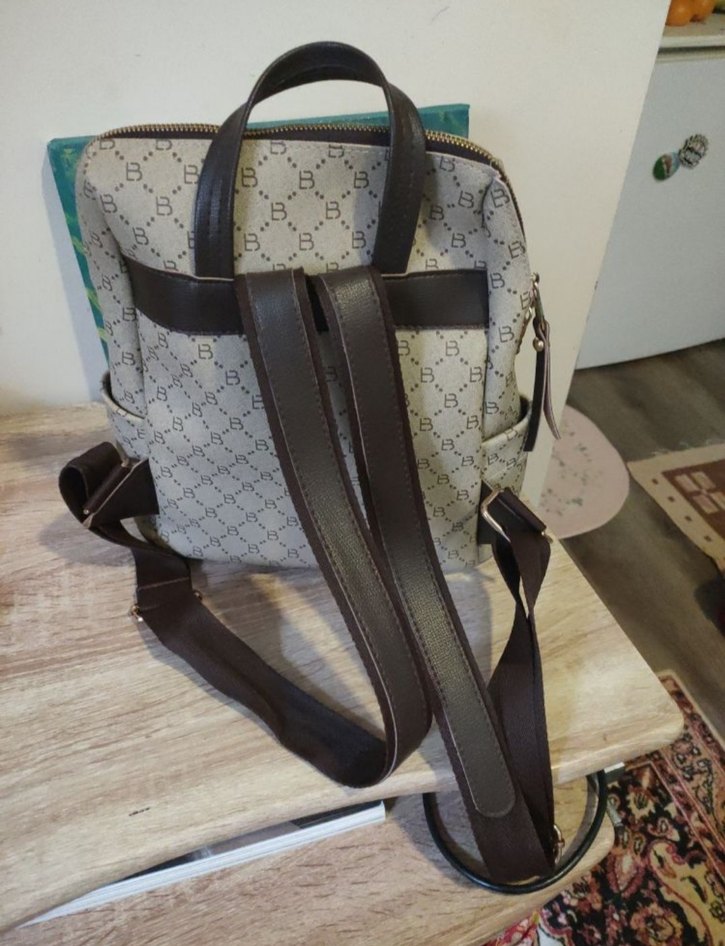 Kadın Vizon Renk Sırt Çantası - Görsel 3