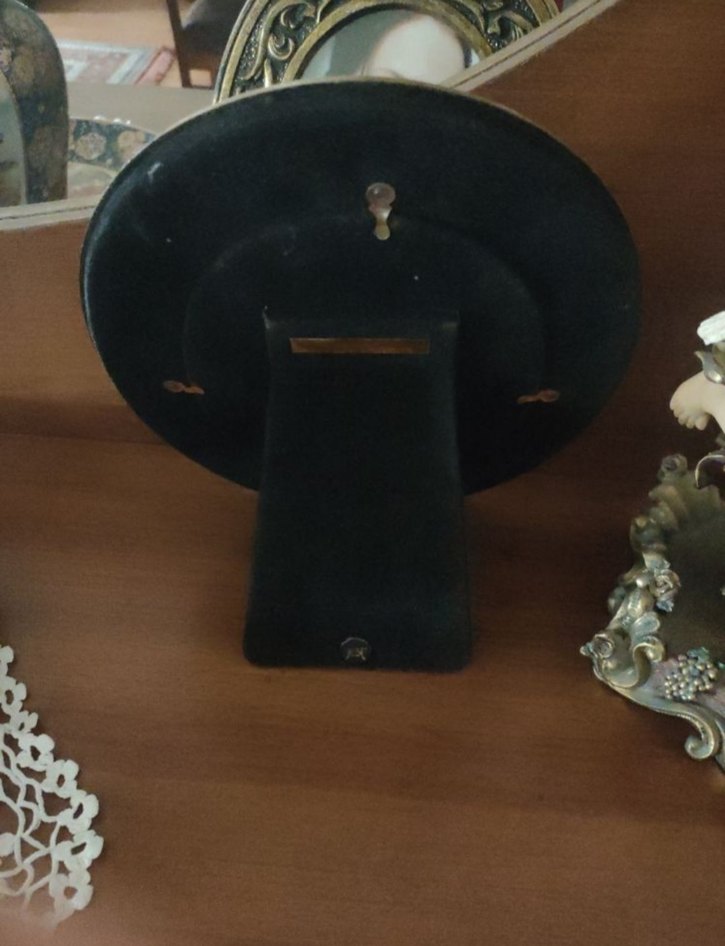 ALTIN RENKLİ OVAL ÇERÇEVE - Görsel 2