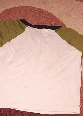 Vintage Baskılı  Kollu Tişört - Görsel 3