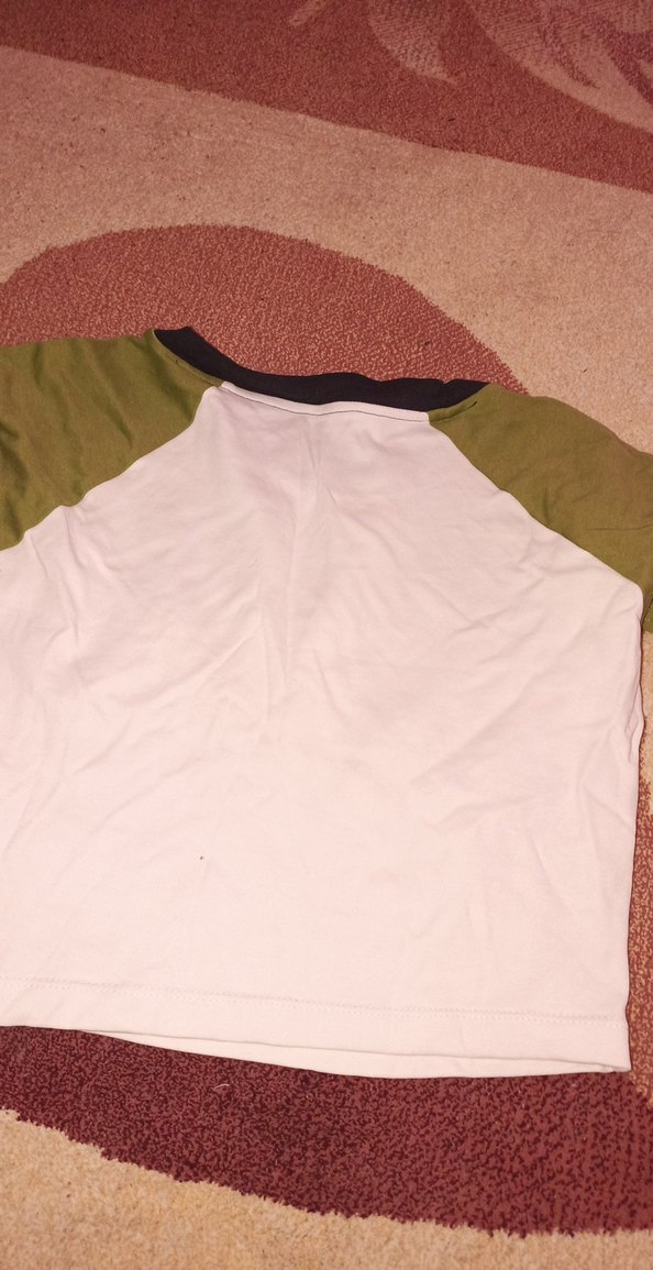 Vintage Baskılı  Kollu Tişört - Görsel 3