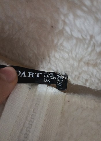 Beyaz Fermuarlı Kadın Polar Ceket - Görsel 2