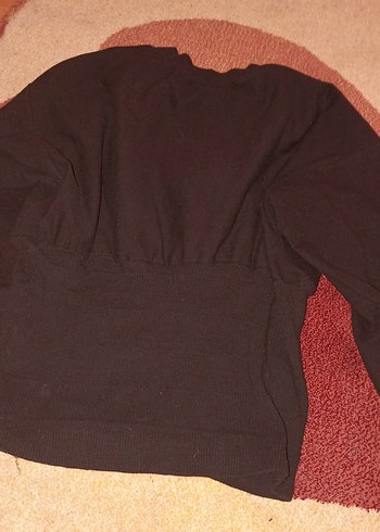 siyah Kadın Triko Kazak - Görsel 3