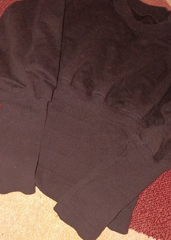 siyah Kadın Triko Kazak - Görsel 2