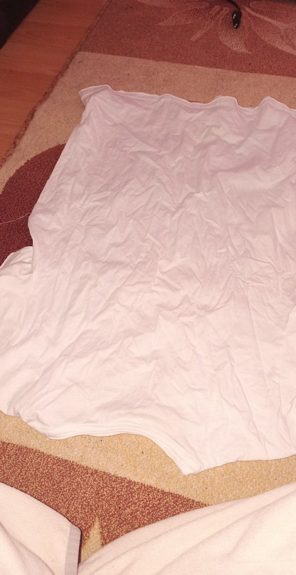 beyaz, Baskılı Pamuklu Tişört - Görsel 3