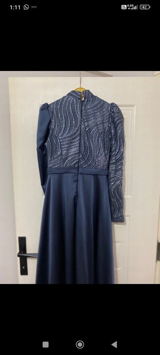 Saten Abiye Elbise - Görsel 5