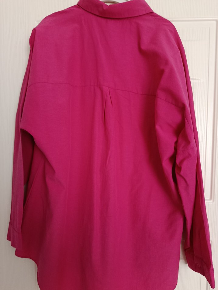 Pembe Kadın Gömlek - Görsel 4