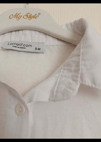 Kadın Beyaz Gömlek - Görsel 4