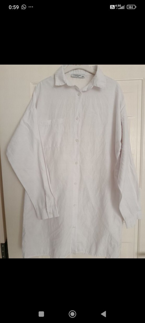 Kadın Beyaz Gömlek - Görsel 3