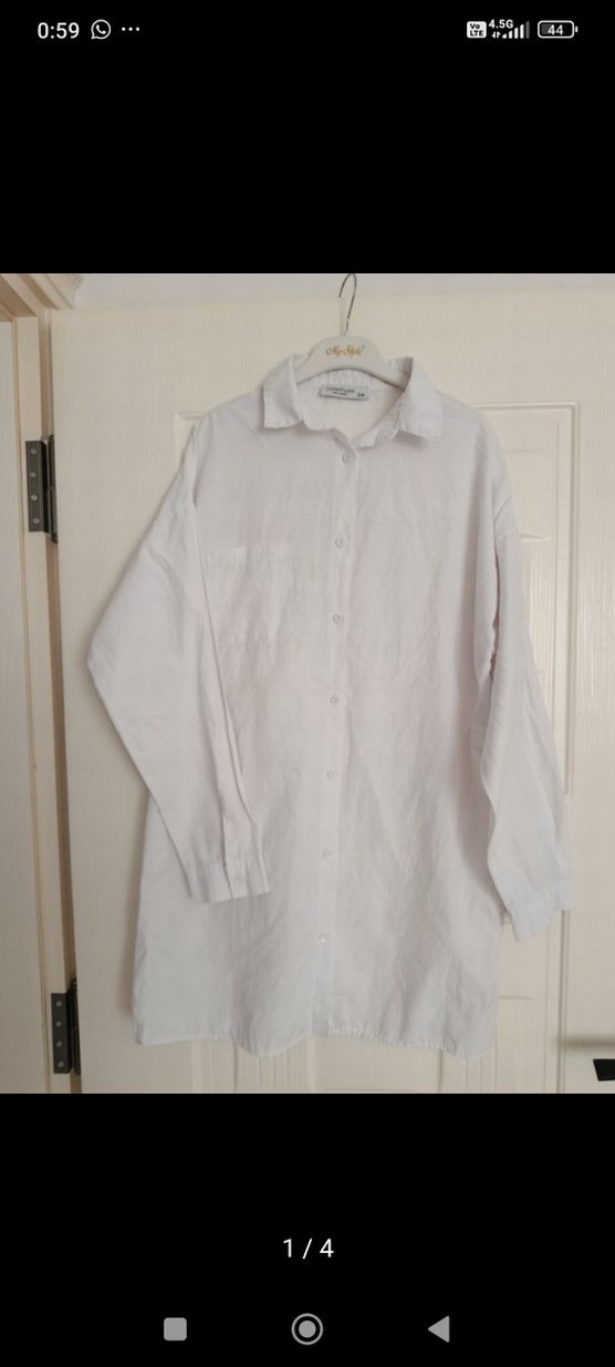 Kadın Beyaz Gömlek - Görsel 2