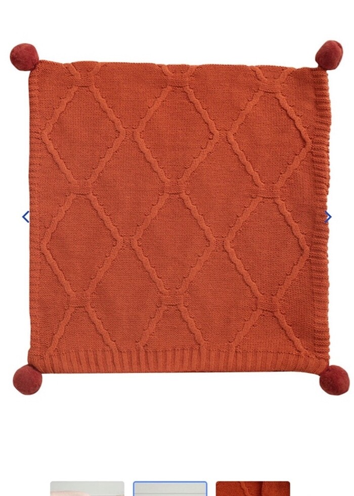 Tv battaniyesi ve kırlent kılıfı - Görsel 4