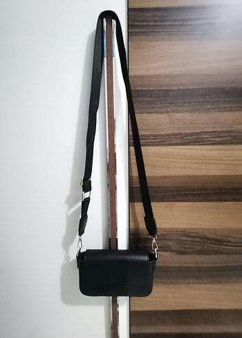 Siyah mini bayan çanta - Görsel 2