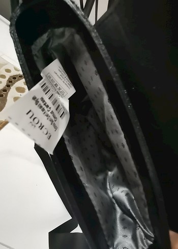 Siyah mini bayan çanta - Görsel 6