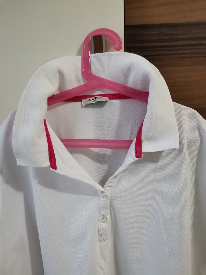 Lcw Beyaz Kısa Kollu polo yaka - Görsel 2