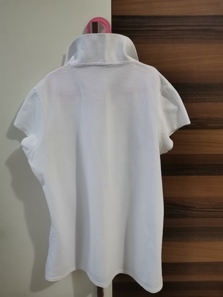 Lcw Beyaz Kısa Kollu polo yaka - Görsel 3