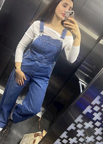 Mavi Kot Salopet - Görsel 2