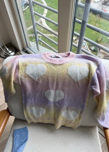 Mavi ve mango marka 2 kot LCW iki kazak 7-8-9 yaş - Görsel 5