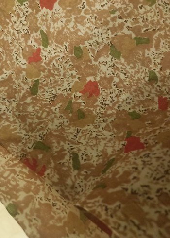 Bej Bohem Tarzı Desenli Elbiselik İnce Kumaş - Görsel 4