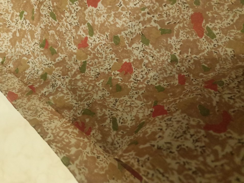 Bej Bohem Tarzı Desenli Elbiselik İnce Kumaş - Görsel 4