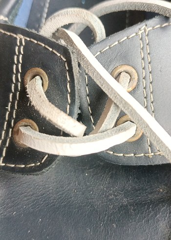 Greyder Lacivert Kadın Loafer Hakiki Deri Ayakkabı - Görsel 2