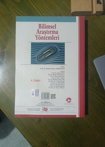 Bilimsel Araştırma Yöntemleri 4. Baskı Abdurrahman Tanrıöğen - Görsel 3