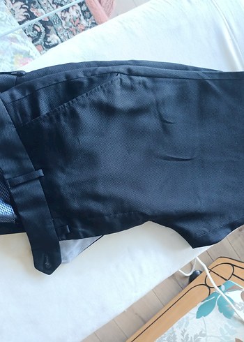 Erkek Lacivert Kumaş (Resmi) Pantolon Dar Kalıp - Görsel 3