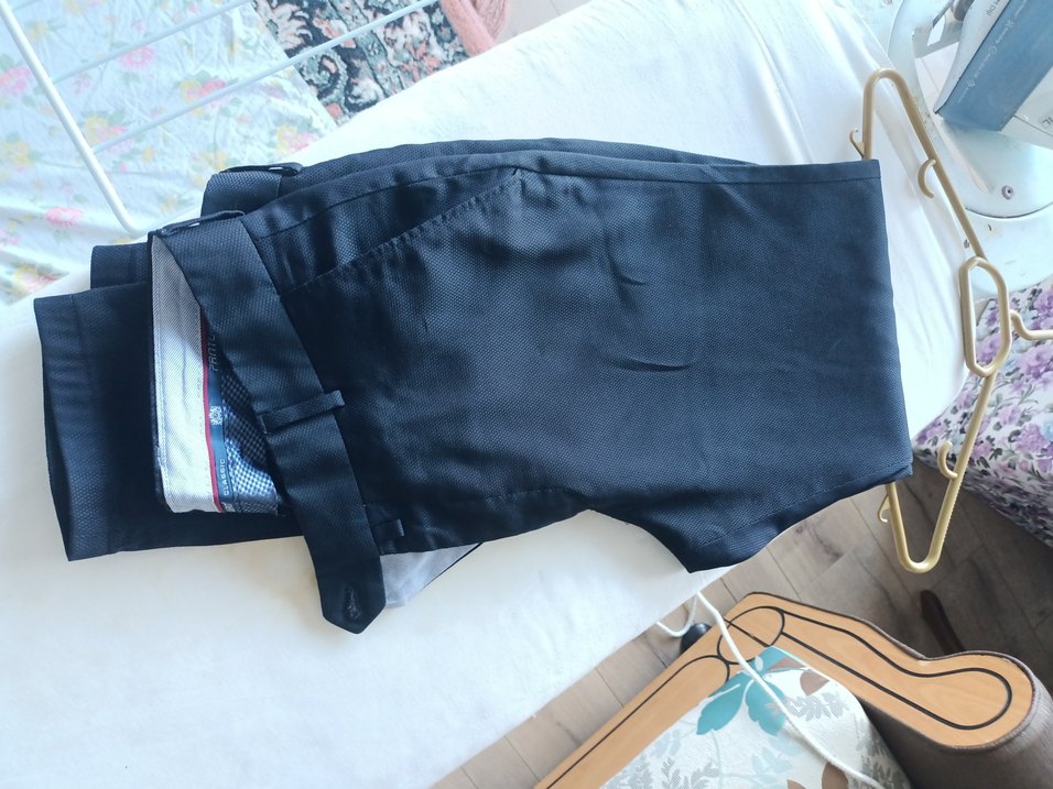 Erkek Lacivert Kumaş (Resmi) Pantolon Dar Kalıp - Görsel 3