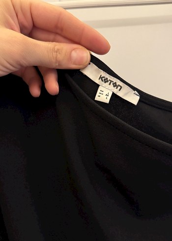 Uzun Kollu Siyah Drapeli Midi Elbise - Görsel 2