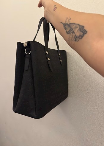 Siyah Deri İş Kadın Çantası - Görsel 3